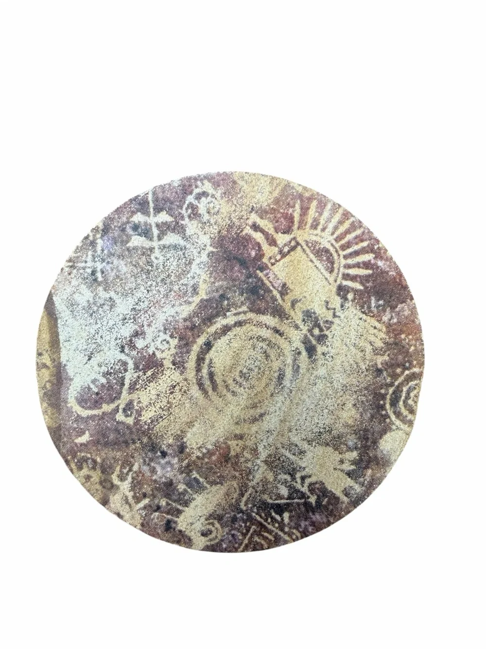 Thirsty stone Drink Coasters Bar Set of 4 Southwest Native American Design 4